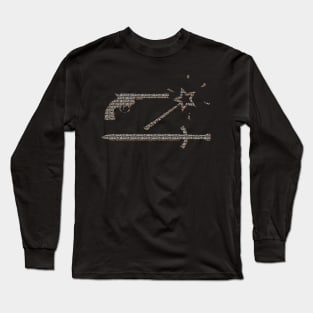 LitRPG - Gun, Wand and Sword Long Sleeve T-Shirt